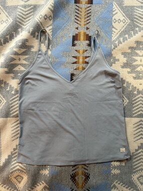 Light Gray V-Neck Camisole with Adjustable Straps